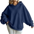 thumbnail image 7 of cocolona Oversized Hoodies for Women Long Sleeve Pullover Solid Color Sweatshirts Casual Hooded Fall Trendy Outfits, 7 of 7