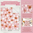thumbnail image 3 of Halloween Fuzzy Flannel Blanket 60 x 50 Inch Ghost Pumpkin Throw Blanket Pink Soft Blanket for Farmhouse Home Chair Sofa Couch Bed, 3 of 6