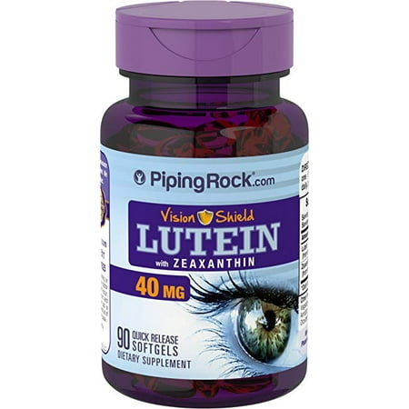 UPC 840994101440 product image for Piping Rock Lutein Plus Zeaxanthin 40 mg 90 Quick Release Softgels Dietary Suppl | upcitemdb.com