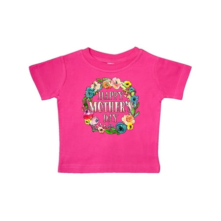 

Inktastic Happy Mother s Day- flowers Gift Baby Boy or Baby Girl T-Shirt