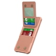 thumbnail image 3 of for iPhone 16 Plus Wallet Case, Built-in 4 Card Holders Kickstand Purse Cover, Military Grade Enhanced Corners Drop Protection, Rugged Protective Phone Case for iPhone 16 Plus, Rosegold, 3 of 9