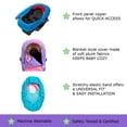thumbnail image 2 of Funda de asiento portabebés Cuties para cochecito infantil, 2 of 6