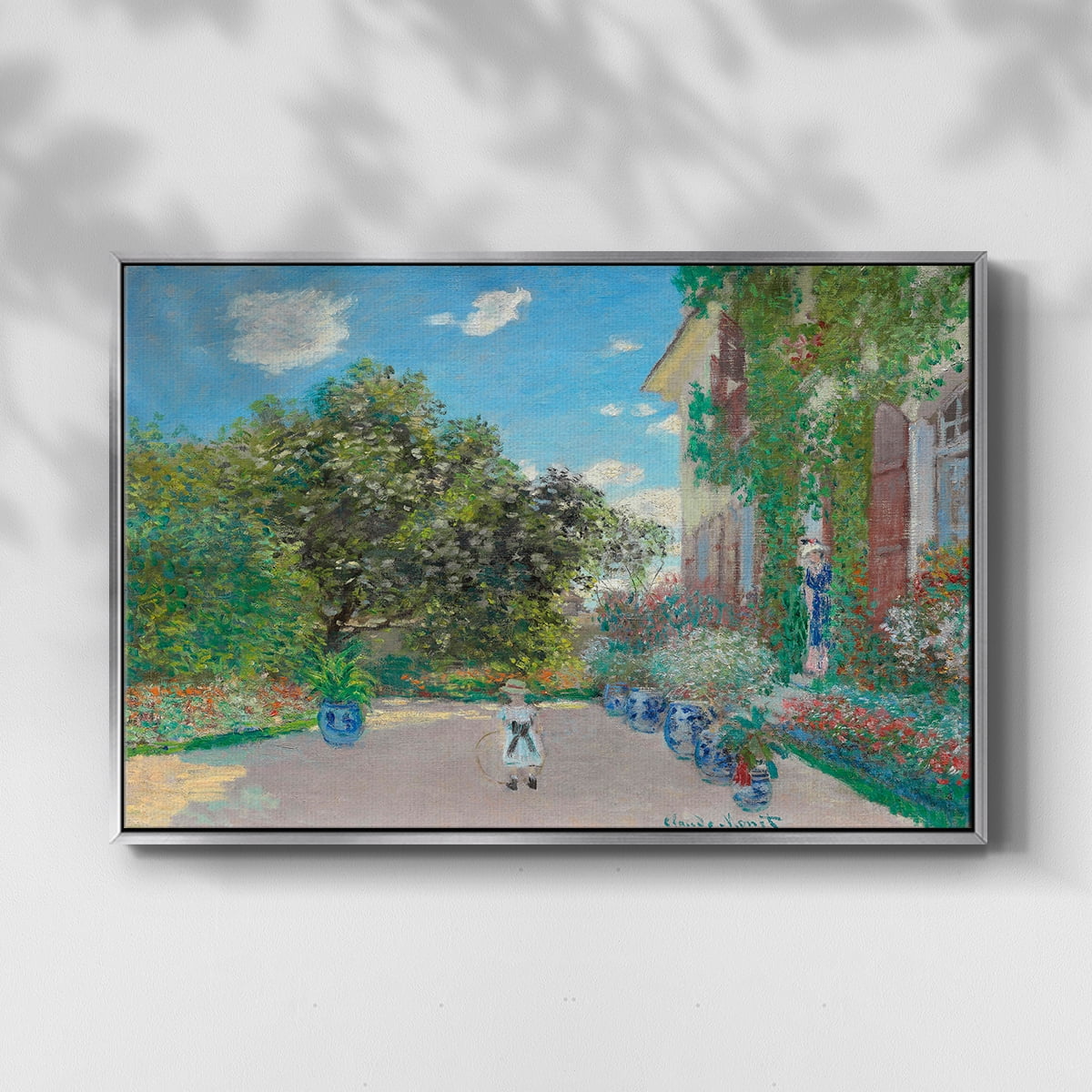 Vintage Landscape-CVI By Wexford Home Framed in Silver Wood Gallery Wrapped Canvas 17 in. x 25 in.