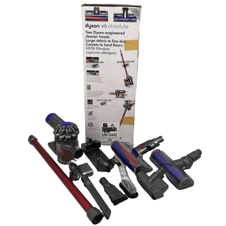 Dyson SV09 V6 Absolute Red Cordless Stick Vacuum Cleaner #U4792 Used