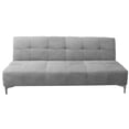 thumbnail image 3 of Sofa Cama Reclinable El Bazar Store New York Terciopelo Gris Plata Futón 3 posiciones Sala, 3 of 7