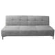 thumbnail image 3 of Sofa Cama Reclinable El Bazar Store New York Terciopelo Gris Plata Futón 3 posiciones Sala, 3 of 7