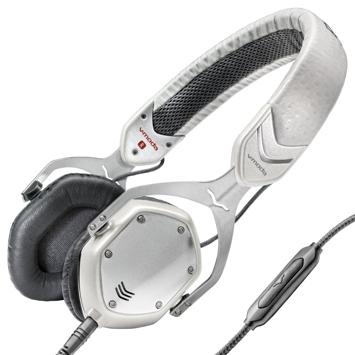 hø bille Avenue V-MODA Crossfade M-80 Vocal On-Ear Noise-Isolating Metal Headphone, White  Silver - Walmart.com