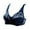 Blue, variant on Bigersell Cotton Sports Bras for Women Yoga Sports Bra Seamless Bras Ladies Convertible Bra Style B61 No Wire Bras for Women No Underwire Bra Full-Coverage Bra Hook & Eye Bra Closure , Black 3XL