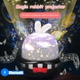 thumbnail image 1 of tumgatte Christmas Projection Ligh Night Light Projector Rabbit-shaped Clearance, 1 of 3