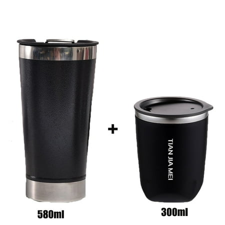 

Thermal Mug Beer Cups 300ml/580ml Stainless Steel 20 oz Thermos Tea Coffee Water Bottle Vacuum Insulated With Bottle Opener Lid