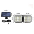 thumbnail image 2 of Avtoify Solar Light Wall Light Motion Sensor Outdoor Light Regulating Light Black, 2 of 5