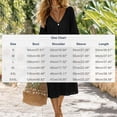 thumbnail image 3 of Tqcoqu V Neck Puff Sleeve Tunic Dress for Women Summer Short Sleeve Maxi Dress Casual Loose Vacation Beach Midi Dresses,Gray,Women's S-XXXL, 3 of 5