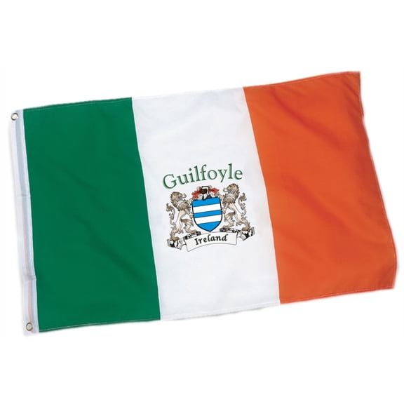 Guilfoyle Irish Coat of Arms Ireland Flag - 3'x5' foot.