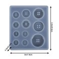 thumbnail image 5 of Qyaukm DIY Silicone Mold for Making Resin Buttons and Pendants, Multi-Size Cavity with Hole, Handmade Craft Tool, 5 of 6