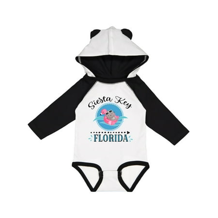

Inktastic Siesta Key Florida Beach Trip Gift Baby Boy or Baby Girl Long Sleeve Bodysuit