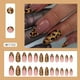 thumbnail image 1 of Xihbxyly Decoración de Uñas con Hojas, Puntas de Uñas Naranja Vibrante, Diseño Inspirado En La Naturaleza con 24 Combinaciones, Fácil Aplicación y Reutilización, Ideal para Fiestas o Salidas Diarias,, 1 of 7