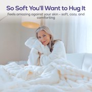 Mellow Glacier Cloud Throw Blanket Large