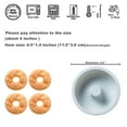 thumbnail image 4 of Rekidool 4.5 Inches Food-Grade Mold for Making Round Donut, Reusable, Non Stick, Flexible, 4 Count, 4 of 7