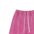 thumbnail image 2 of Jalioing Womens Cotton Shorts Casual Solid Color Elastic Waist Drawstring Shorts Loose Basic Summer Lounge Shorts, 2 of 4