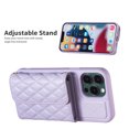 thumbnail image 5 of Dteck Crossbody Wallet Case for iPhone 14 Pro Max, RFID Blocking PU Leather Handbag Purse Flip Cover, Kickstand Folio Case with Card Slots Holder Detachable Lanyard Strap 5G 6.7 Inch, Lightpurple, 5 of 9