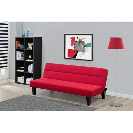 DHP Kebo Futon Couch with Microfiber Cover, Multiple Colors