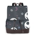 thumbnail image 1 of Goofa The Nightmare Before Christmas Pattern Leather Backpack Purse for Women Fashion Multipurpose Design Handbag Ladies Shoulder Bags Travel Backpack, 1 of 4