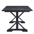thumbnail image 3 of 71 Inch Dining Table, Black, Wood, Kitchen Cafe Bistro Hospitality Restaurant, Modern Contemporary HB35847, 3 of 11