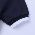 thumbnail image 4 of lkfuzj Toddler Baby Boy Outfits Cotton Cotton Summer Turndown Collar Short-sleeved Polo Shirt Romper Suit+ Shorts Gentleman Clothes 2024 Summer New Boys Formal Clothes(6-24months) Blue, 4 of 9