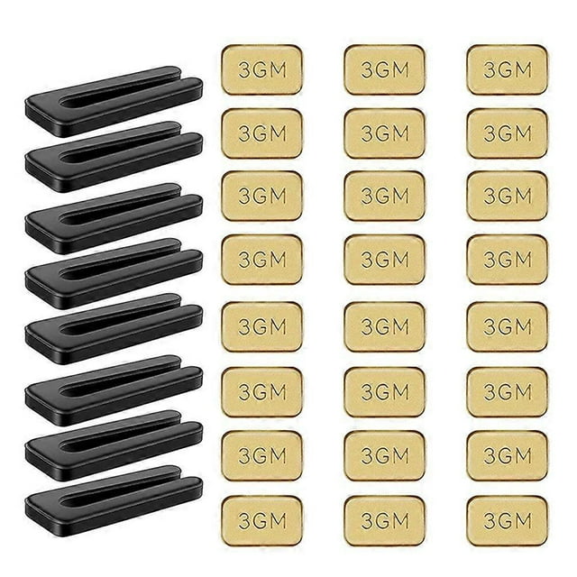 8 Sets Ceiling Fan Blades Balance Kits Fan Balancing Clips Metal Balance Weights