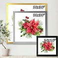 thumbnail image 4 of Designart 'Christmas Fir Branch and Holly Mistletoe Berries I' Traditional Framed Art Print, 4 of 4