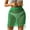 Green, variant on IROINNID Mini Elastic Waist Skirt For Women Perspective Hollow Out Cross Bandage Hip Wrap Skirt Holiday Beach Skirt Solid Color Skirt