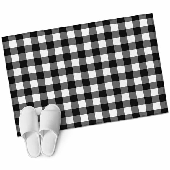 Area Rugs 2x3,Abstract Buffalo Checkered Non Slip Washable Rug Indoor Carpet Soft Floor Rugs for Home Living Room Bedroom Dining Room Office