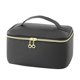 thumbnail image 1 of Estuche de viaje para cosméticos, bolsa de maquillaje de gran capacidad con divisor extraíble, bolsa de aseo impermeable con asa superior, organizador de cosméticos para el hogar de vacaciones., 1 of 8