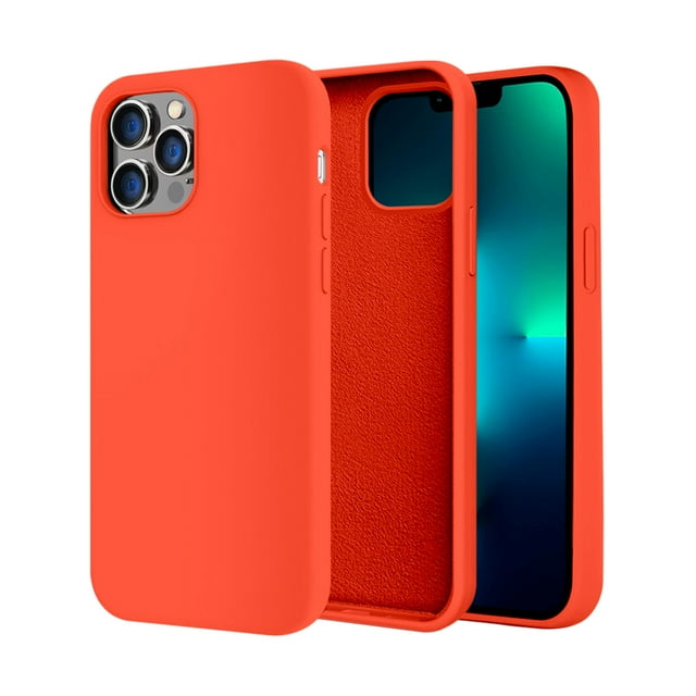 Funda de Protección para iPhone 13 Pro - Sovico - Silicón con Forro de Microfibra