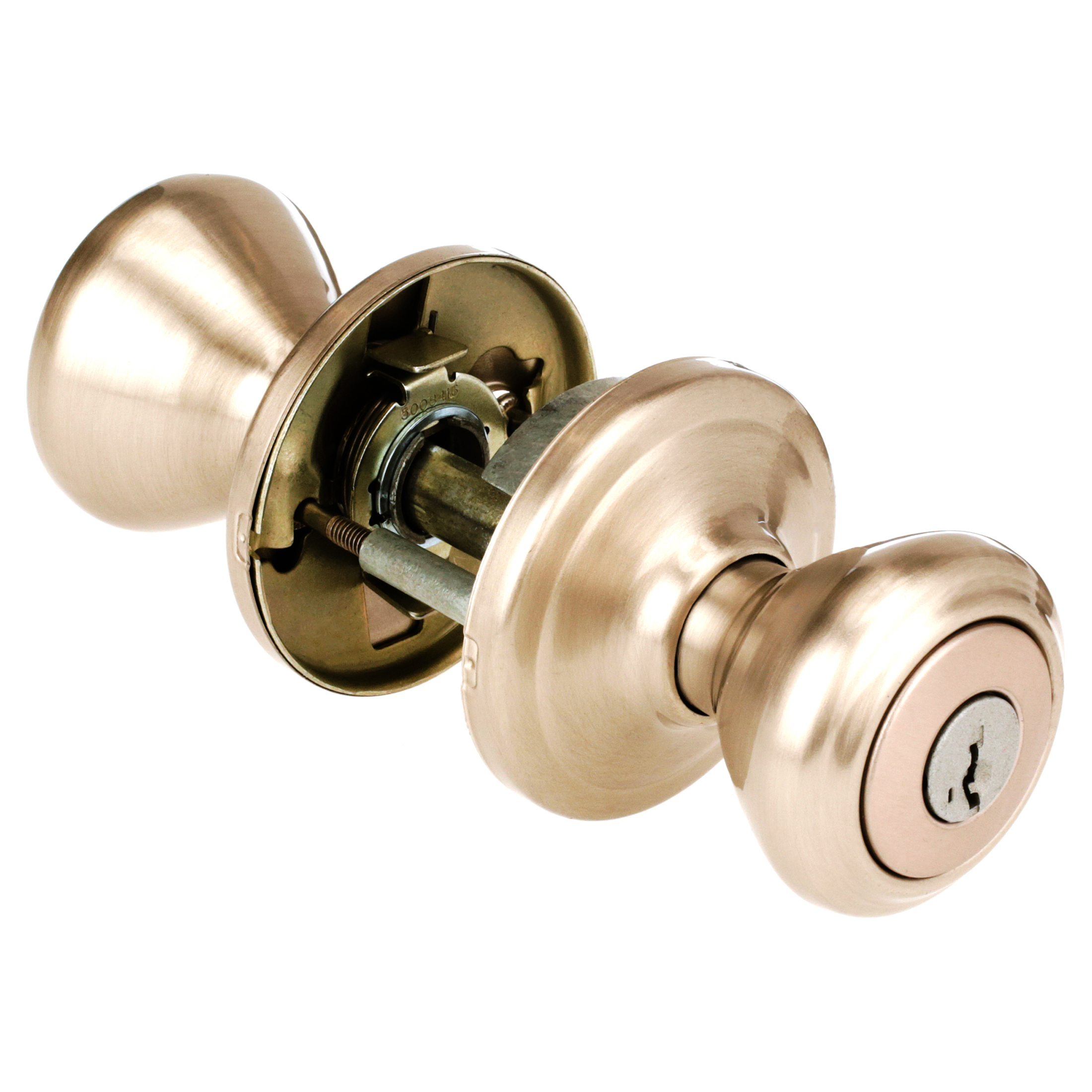 Kwikset Cameron Keyed Entry Knob Featuring Smartkey Security™ in SC 