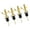 Gold, variant on AOOOWER Auto Close Wine Pour Spouts With Drips Proof Design Rusts Resistant Nonrust Steel Suitable For Liquor Bottles