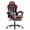 Red + Massage, variant on Gaming Chair, Seenda Ergonomic Video Game Chair with Footrest and Lumbar Support,Computer Chair Height Adjustable with Swivel Seat and Headrest