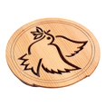 thumbnail image 3 of Bird Pattern V12 Guitar Wooden Soundhole Sound Hole Cover Block Feedback Buffer Maple Wood for 40 Inch 41 Inch Guitars, 3 of 8