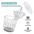 thumbnail image 4 of Máquina para hacer comida para bebés Vroyuir 600 ml con 10 cuchillas y 2 tazones de vidrio, 4 of 6