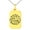 Gold, variant on Stainless Steel I Love You to the Moon and Back Engraved Small Rectangle Dog Tag Charm Pendant Necklace