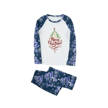 

Fesfesfes Xmas Pjs Sets Parent-child Warm Christmas Suit Homewear Pajamas Long-sleeved Trousers Two-piece Set（Mom） Sale Items