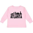 thumbnail image 3 of Inktastic Atlanta Skyline Grunge Boys or Girls Long Sleeve Toddler T-Shirt, 3 of 5
