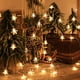 thumbnail image 4 of Guirnalda de luces navideñas con luces LED transparentes, decorativas, color blanco cálido para el hogar. 15 metros, 4 of 9