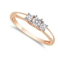 thumbnail image 3 of Elegant Three Stone Trilogy Diamond Ring 0.25 Carat Diamond on Gold, 3 of 3