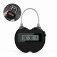 thumbnail image 1 of Electronic Timer Lock with LCD Display, Waterproof USB Rechargeable Multifunction Time Lock for Travel, 1 of 5