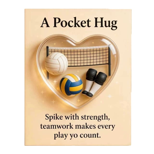 Fwttom Golf Pocket Basketball Pocket with Gift Card Baseball Pocket Heart Sport Themed Collection
