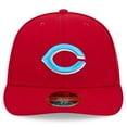 thumbnail image 2 of Men's New Era Red Cincinnati Reds 2024 Father's Day Low Profile 59FIFTY Fitted Hat, 2 of 6