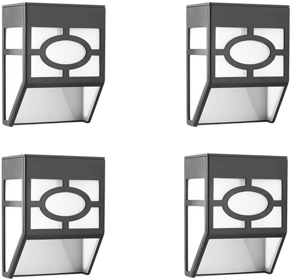 Solar Wall Lights Outdoor Solar Deck Lights Solar Powered LED Outdoor Garden Decorative Wall