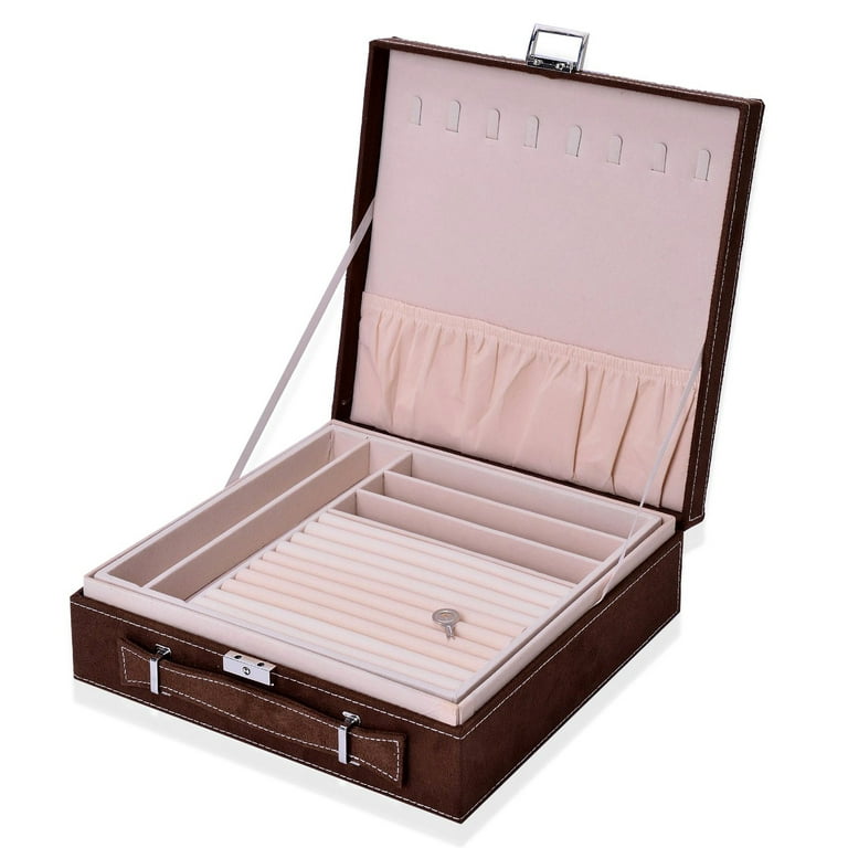 Polyvalent Designer Lockable Vanity Case And Jewelry Box With Volt