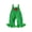 Green, variant on Cjfdfy Toddler Baby Girls Christmas Overalls Outfit Merry Christmas Embroidery Sleeveless Bell Bottom Romper Kids Cute My First Christmas Fall Winter Outfit 6M-4Y